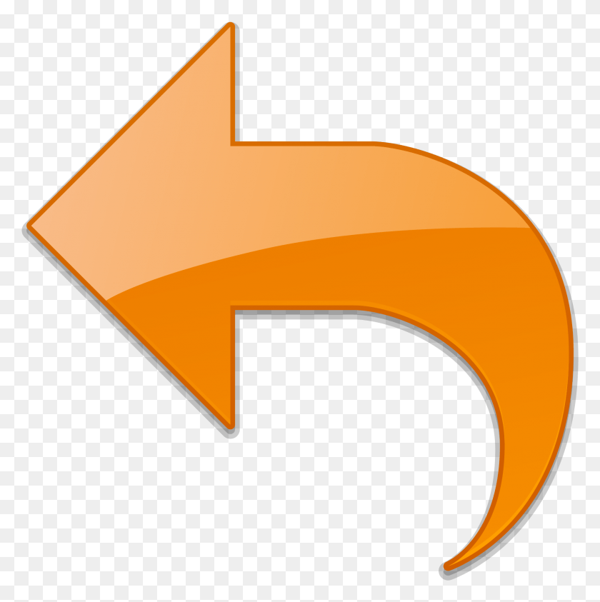 1846x1854 Return Icon Orange Undo, Axe, Tool, Symbol HD PNG Download