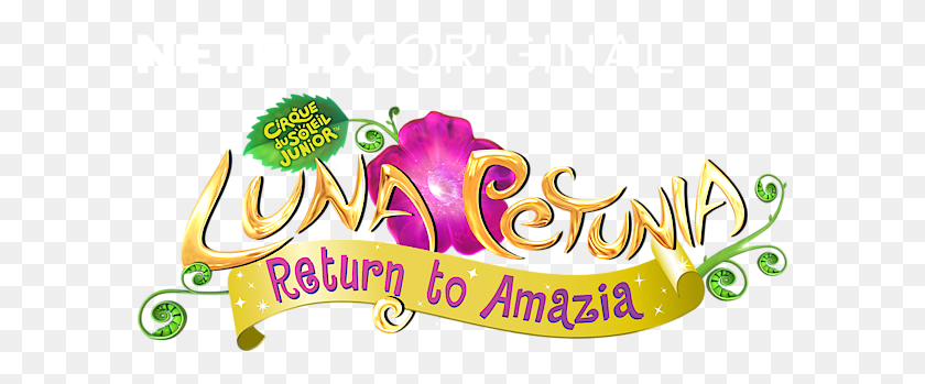 591x289 Return To Amazia Luna Petunia, Text, Crowd, Carnival HD PNG Download