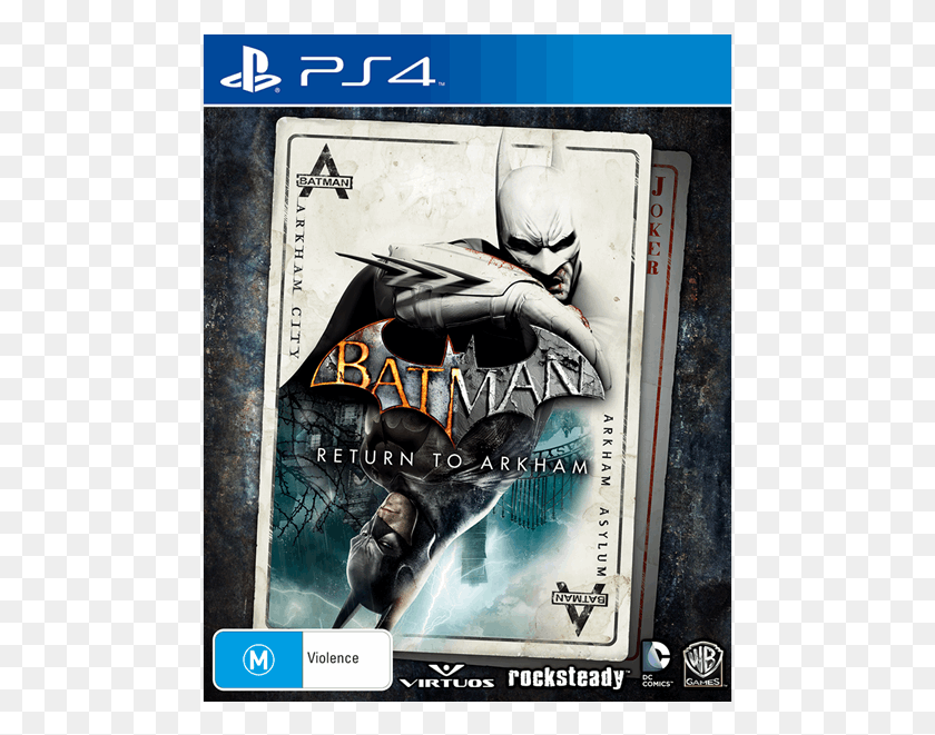 477x601 Descargar Png Regreso A Arkham Batman Regreso A Arkham Xbox One, Cartel, Anuncio, Persona Hd Png