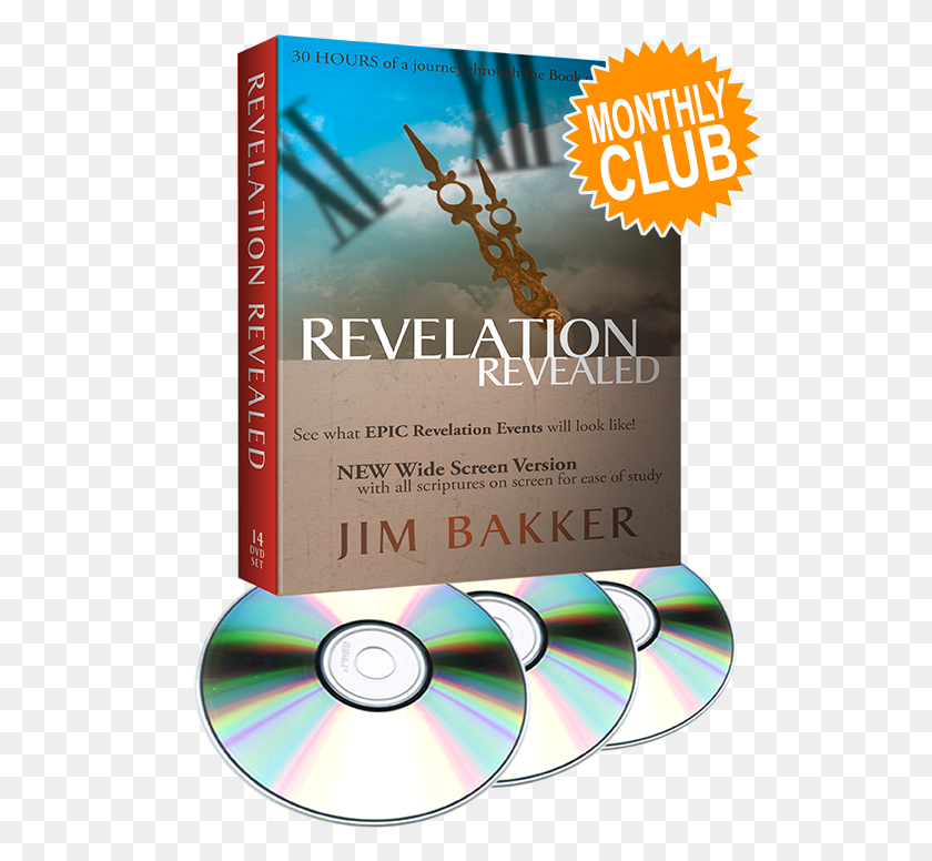 534x716 Revelation Revealed Dvd Monthly Club Cd, Disk, Poster, Advertisement HD PNG Download