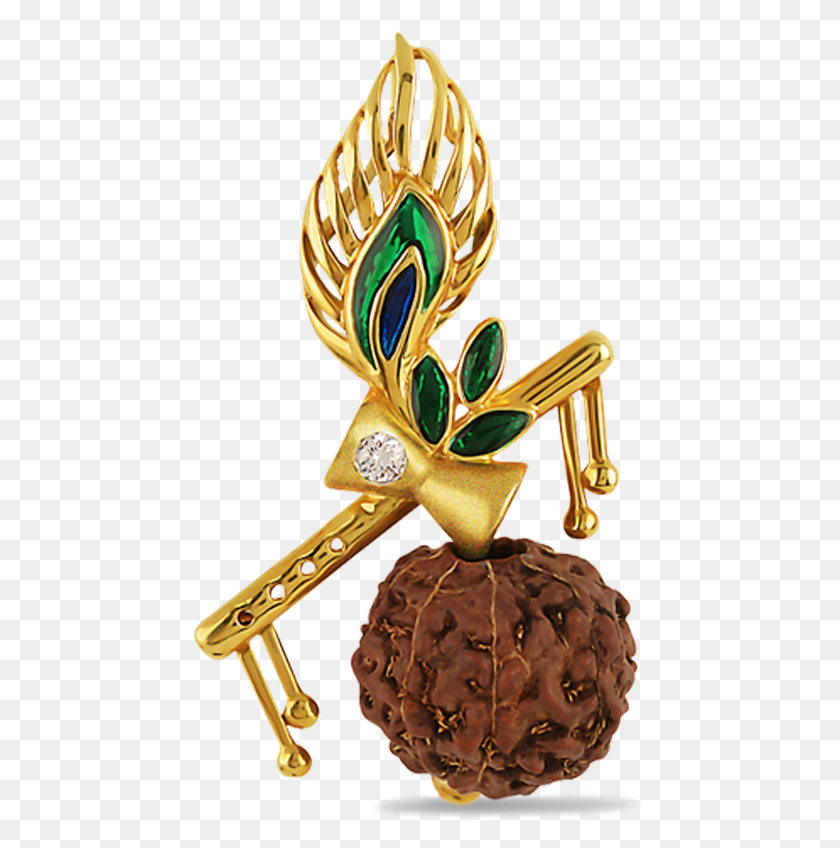 453x788 Reveling In The Spirit Of Janmashtami Orra Lord Krishna Gold Pendant, Sweets, Food, Confectionery HD PNG Download