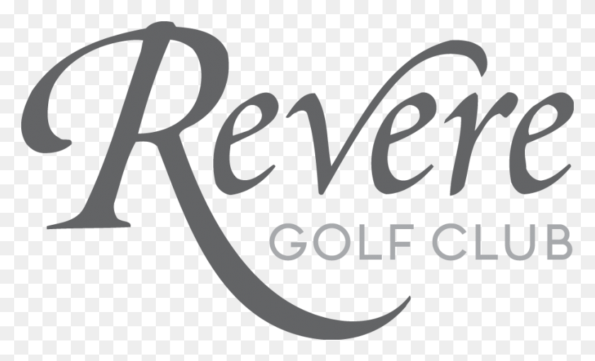 904x521 Revere Golf Club Logo, Text, Alphabet, Handwriting HD PNG Download