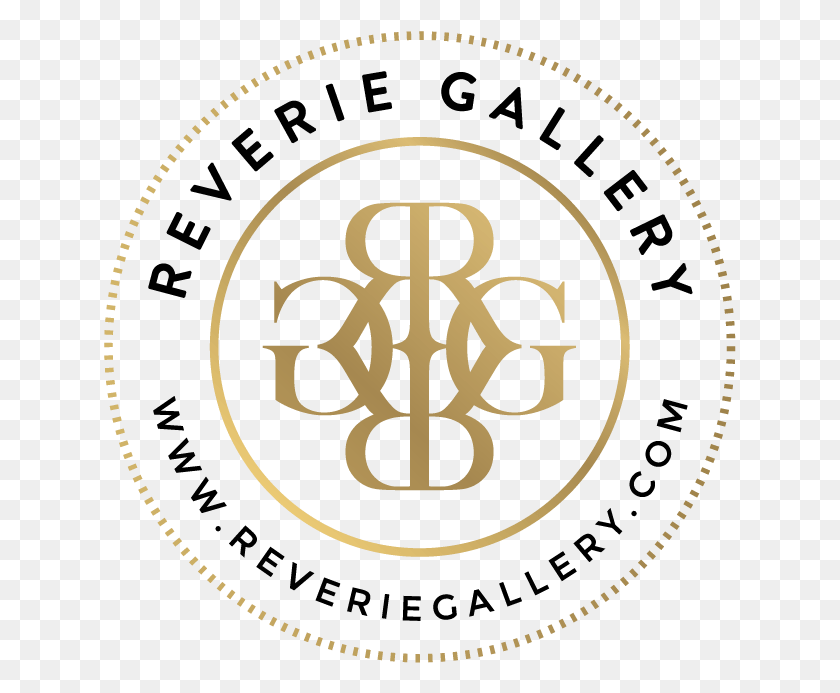633x633 Reverie Gallery Circle, Label, Text, Symbol HD PNG Download