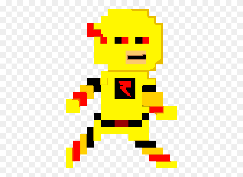 385x553 Reverse Flash Pxart Illustration, Pac Man, First Aid HD PNG Download
