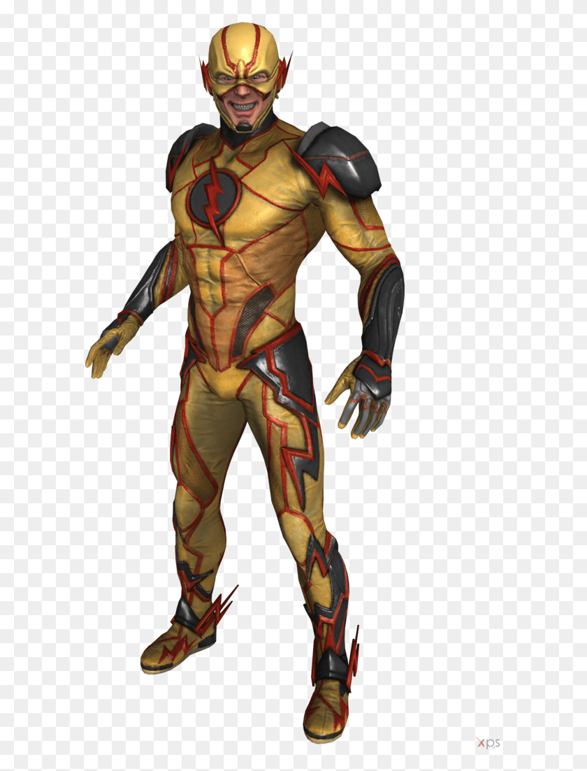 599x1043 Reverse Flash Reverse Flash Injustice, Person, Human, Costume HD PNG Download