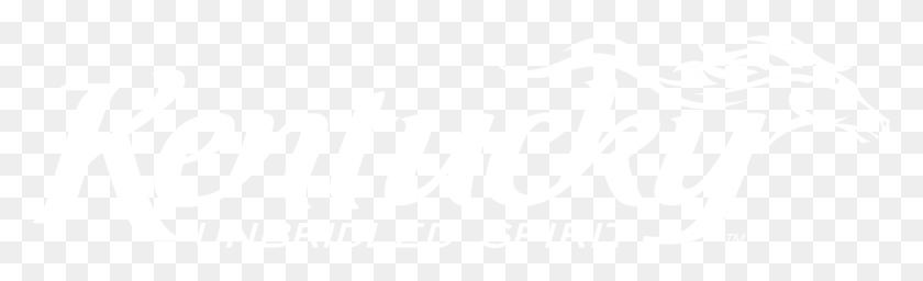 1500x378 Reverse Kentucky Unbridled Spirit Logo, White, Texture, White Board HD PNG Download