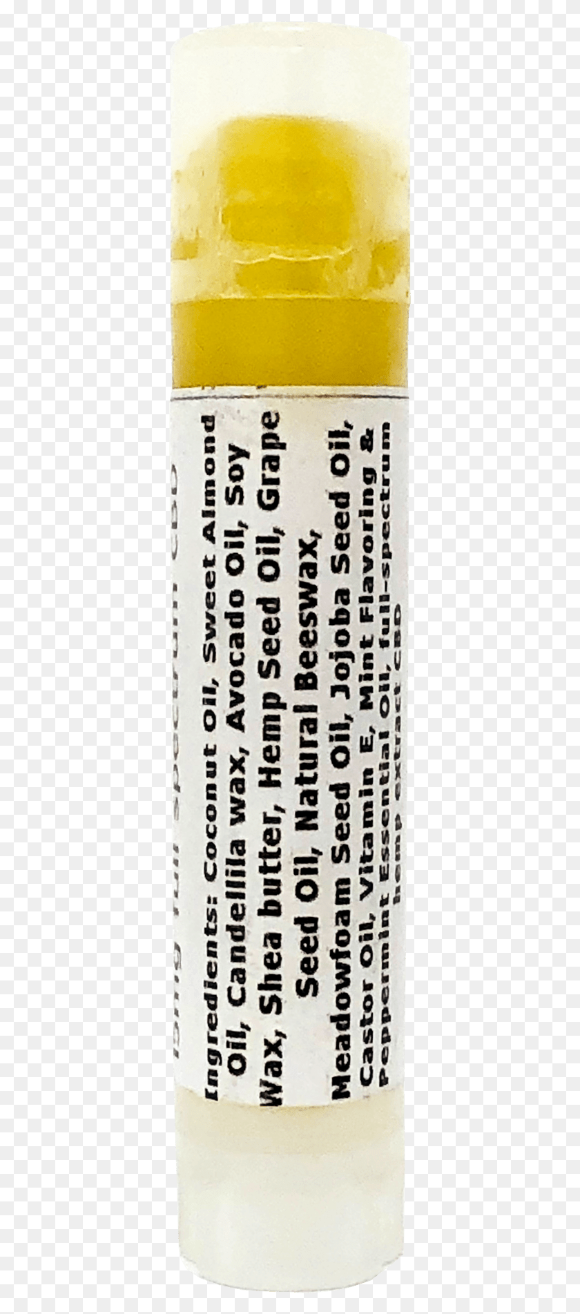 352x1843 Reverse Label Of Cbd Infused Candalila Lip Balm Acrylic Paint, Text, Word, Alphabet HD PNG Download