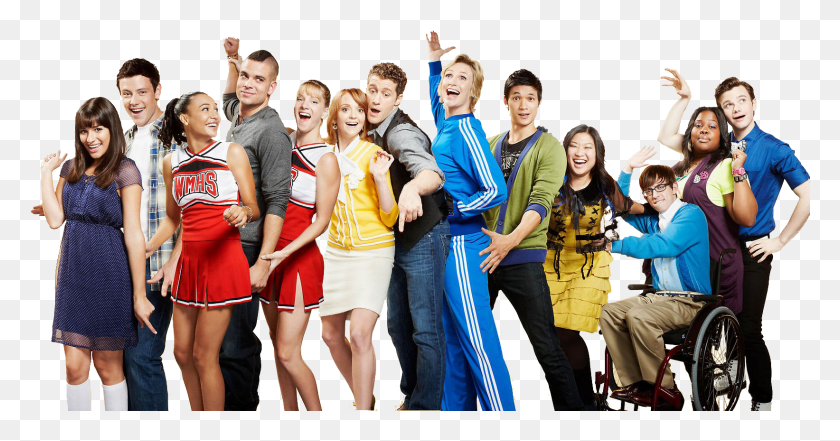 1643x803 Обзор Glee Glee Cast, Человек, Человек, Одежда Hd Png Скачать