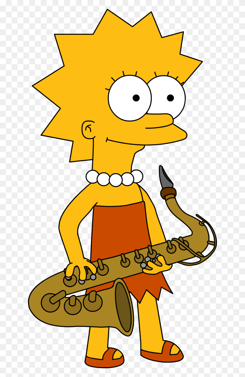 648x1232 Revisited Bart Simpson Coloring Pages Free Printable Lisa Simpson Tocando Sax, Symbol, Star Symbol, Face HD PNG Download