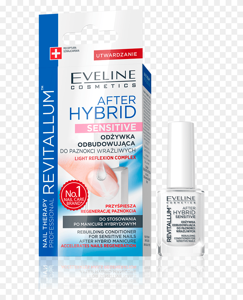 574x978 Revitallum Rebuilding Conditioner For Sensitive Nails Eveline Therapy, Cosmetics, Flyer, Poster HD PNG Download