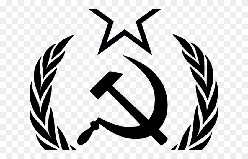 640x480 La Revolución Clipart El Comunismo Unión Soviética Blanco Y Negro, Al Aire Libre, La Naturaleza, Gris Hd Png
