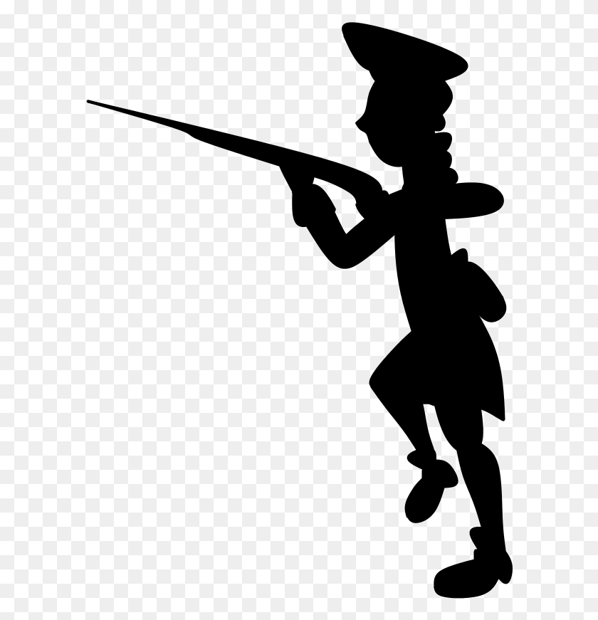 600x811 Revolutionary War Soldier Cartoony Silhouette By Wertyla Revolutionary War Soldier Silhouettes, Gray, World Of Warcraft HD PNG Download