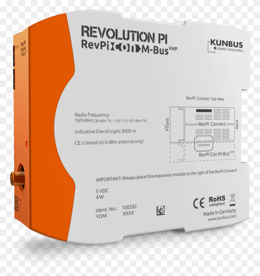 1032x1099 Revpi Con M Bus Vhp Meter Bus, Text, Driving License, Document HD PNG Download