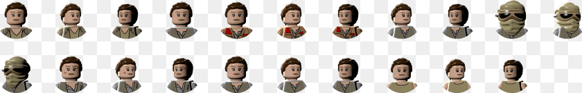 5514x887 Rey Lego Star Wars Icon, Person, Face, Head, Figurine PNG