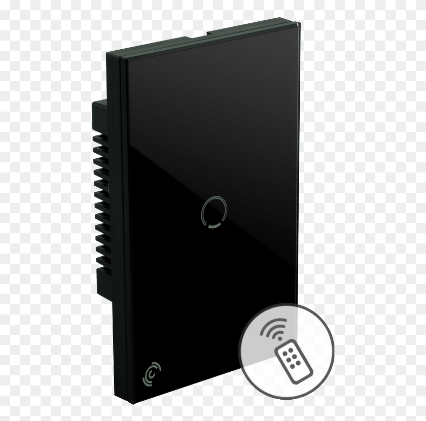 485x770 Rf Amp Touch Light Switch 1 Gang Black Us Series Electronics, Phone, Mobile Phone, Cell Phone HD PNG Download