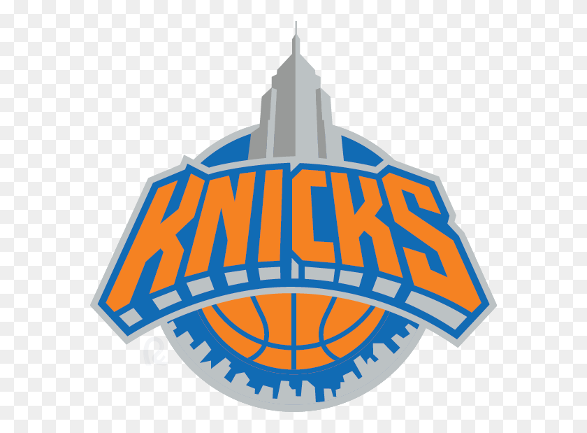 582x559 Descargar Png Rf Knicks1 New York Knicks, Símbolo, Logotipo, Marca Registrada Hd Png