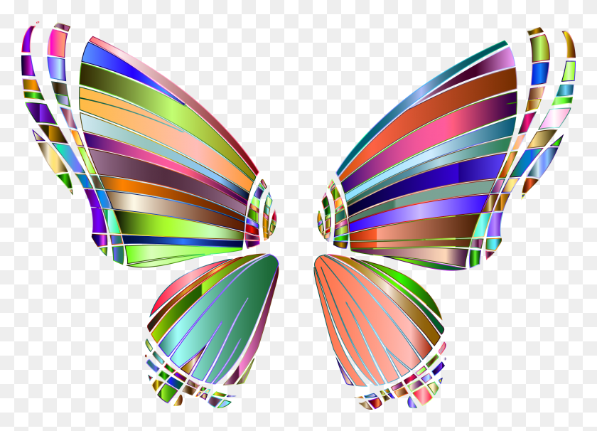 2310x1618 Rgb Butterfly Silhouette 10 5 No Background Icons, Graphics, Ornament HD PNG Download