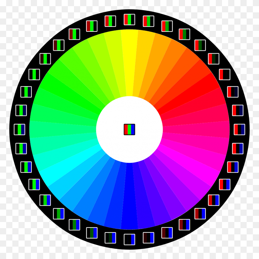 1024x1024 Цветовое Колесо Rgb 10-Битное Цветовое Колесо, Диск, Графика Hd Png Скачать