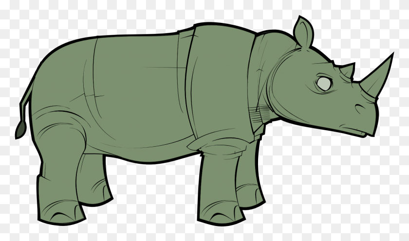 1549x867 Rhino Clipart Real Green Rhinoceros, Animal, Mammal, Wildlife HD PNG Download