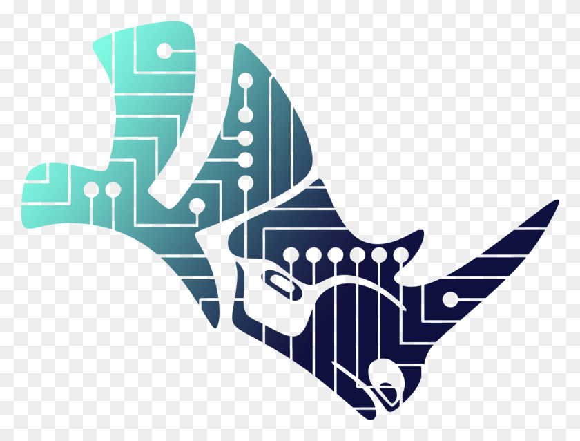 1261x935 Логотип Эмблема Носорога Compute, Путь, Животное, Рептилия Png Скачать