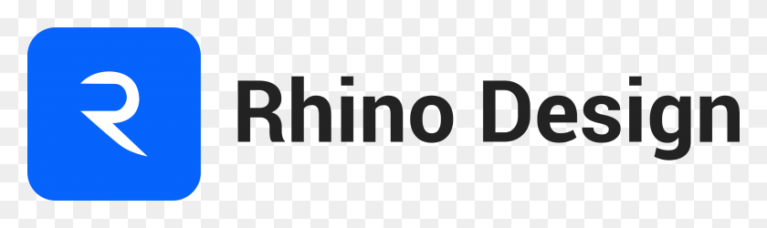 2400x585 Descargar Png / Diseño De Logotipo De Rhino Png