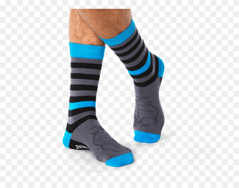 681x601 Rhino Fat Stripes Socks Hockey Sock, Clothing, Apparel, Shoe HD PNG Download