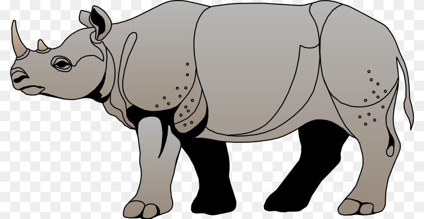 800x434 Rhinoceros Clip Art, Animal, Mammal, Wildlife, Baby PNG