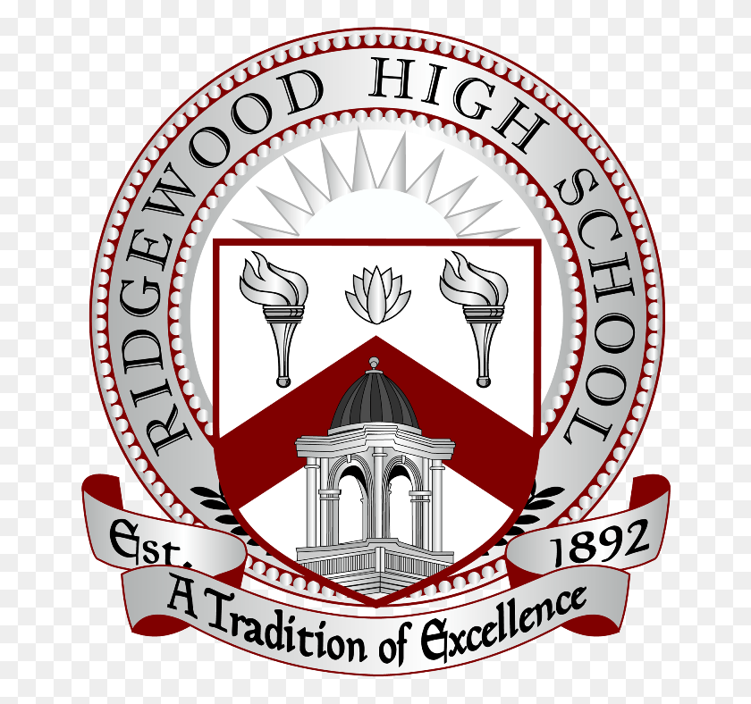 660x728 Логотип Средней Школы Rhs Crest Ridgewood, Этикетка, Текст, Символ Hd Png Скачать