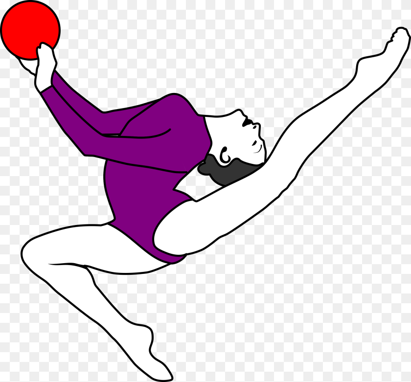 Rhythmic Gymnastic Clipart, Dancing, Leisure Activities, Person, Adult PNG