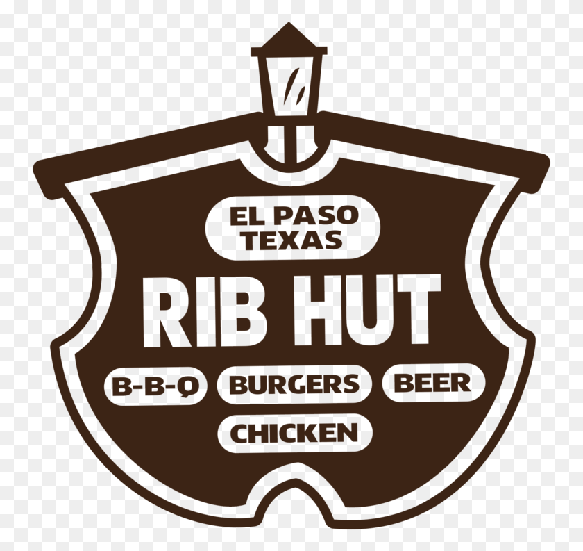 749x733 Rib Hut El Paso Brown Logo, Symbol, Trademark, Badge HD PNG Download