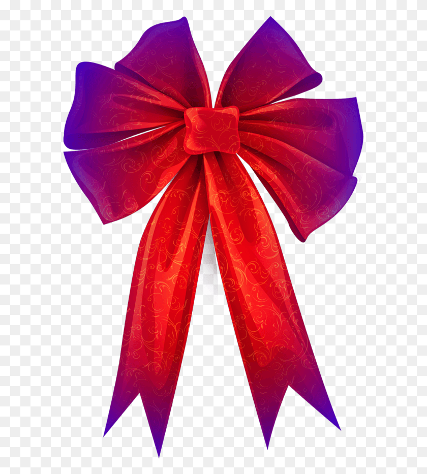 593x873 Ribbon Bow Bow Design Holiday Reef No Background, Paper, Scarf HD PNG Download