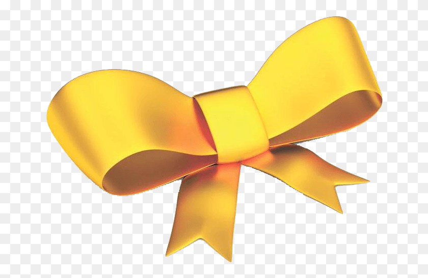 662x487 Ribbon Yellow Shoelace Knot Gold Gift Golden Satin, Propeller, Machine, Tie HD PNG Download