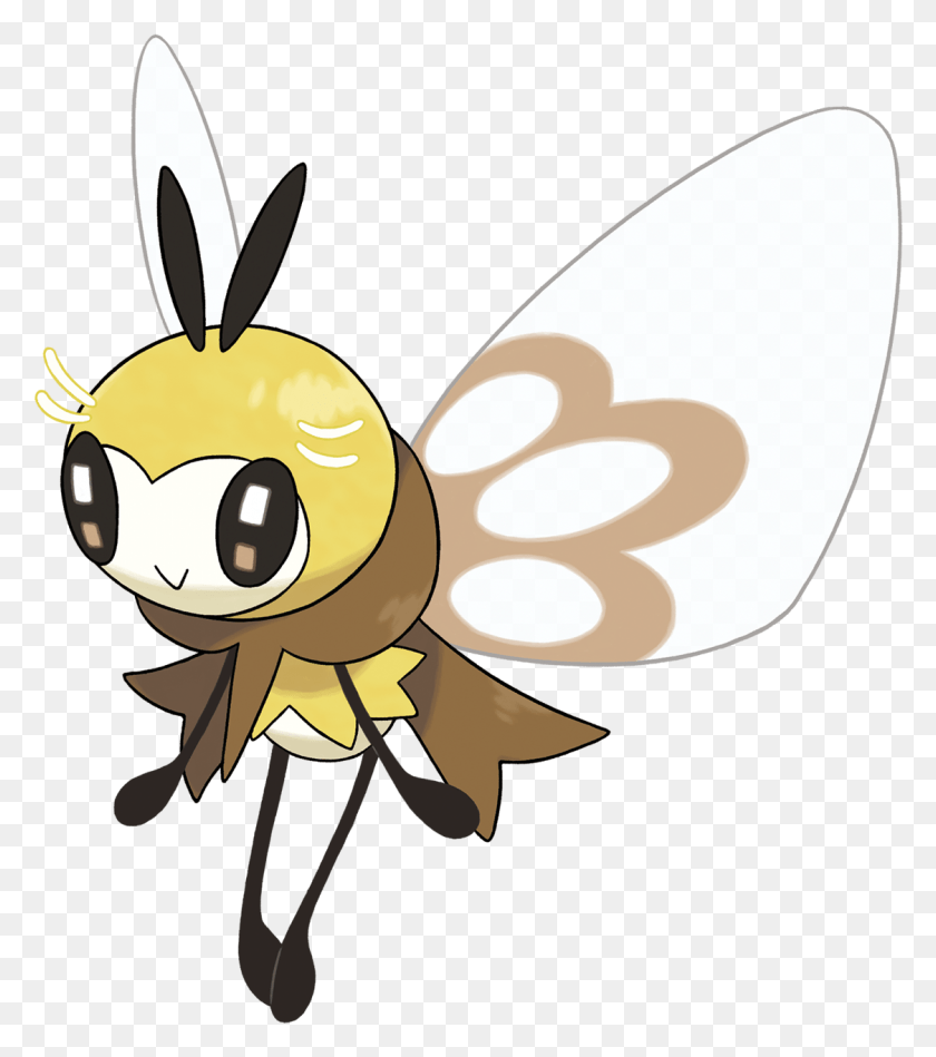 1123x1281 Descargar Png Ribombee Pokemon, Insecto, Invertebrado, Animal Hd Png