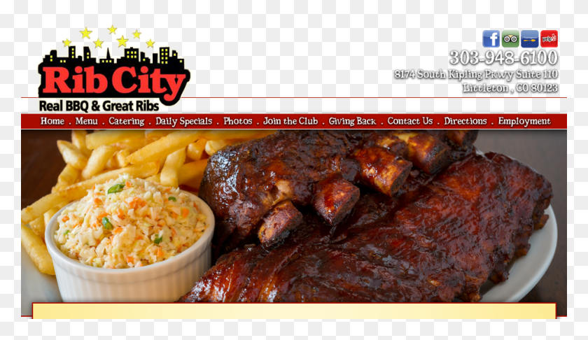 950x520 Ribs And French Fries, Food, Bbq HD PNG Download