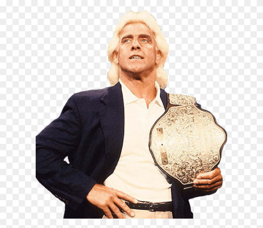 614x669 Ric Flair, Person, Human, Gold HD PNG Download