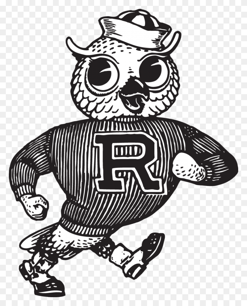 835x1050 Riceuniversity Has Had Many Creative Owls Over The Illustration, Label, Text, Poster HD PNG Download