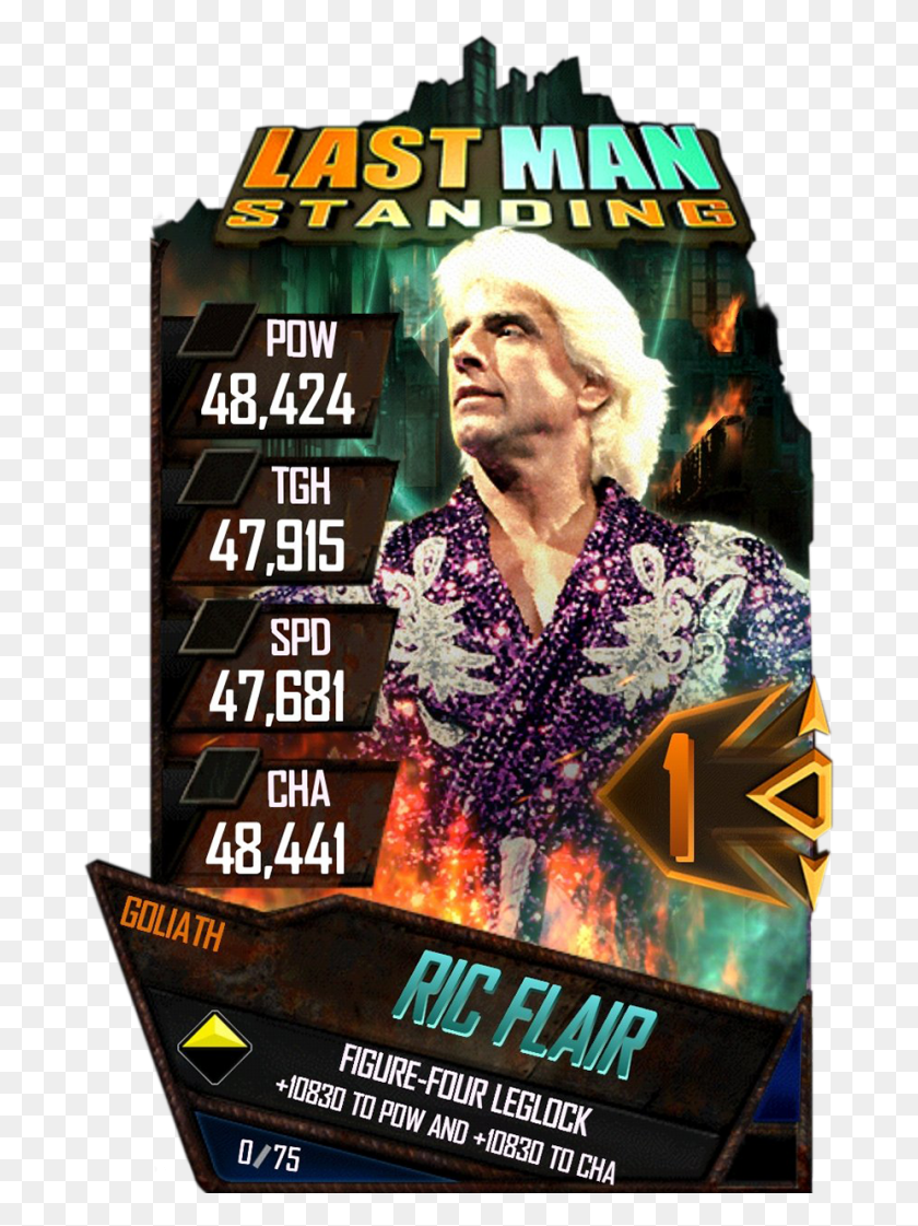 689x1061 Ricflair S4 20 Goliath Lms Wwe Supercard Lms Triple H, Advertisement, Flyer, Poster HD PNG Download