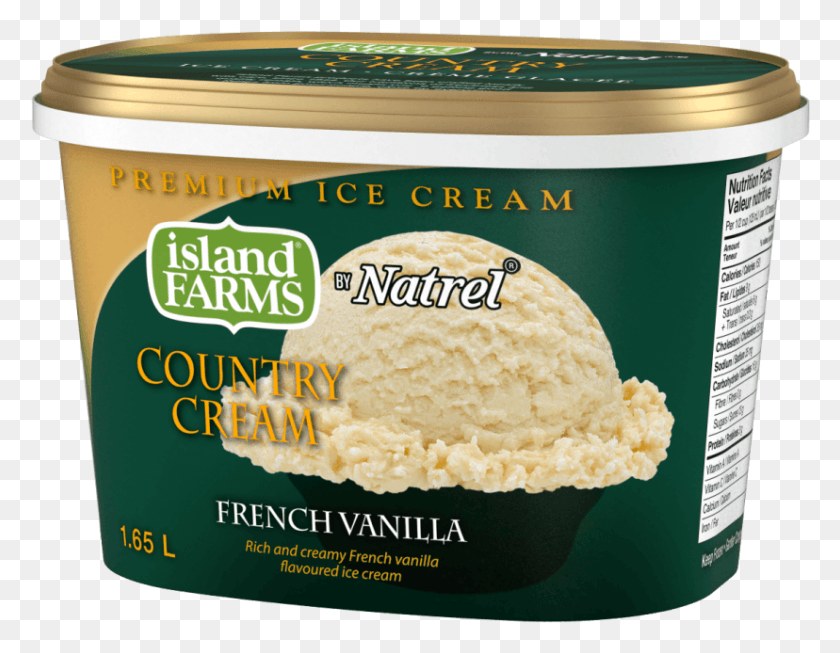 828x630 Rich And Creamy French Vanilla Flavoured Ice Cream Island Farms, Food, Tin, Can HD PNG Download