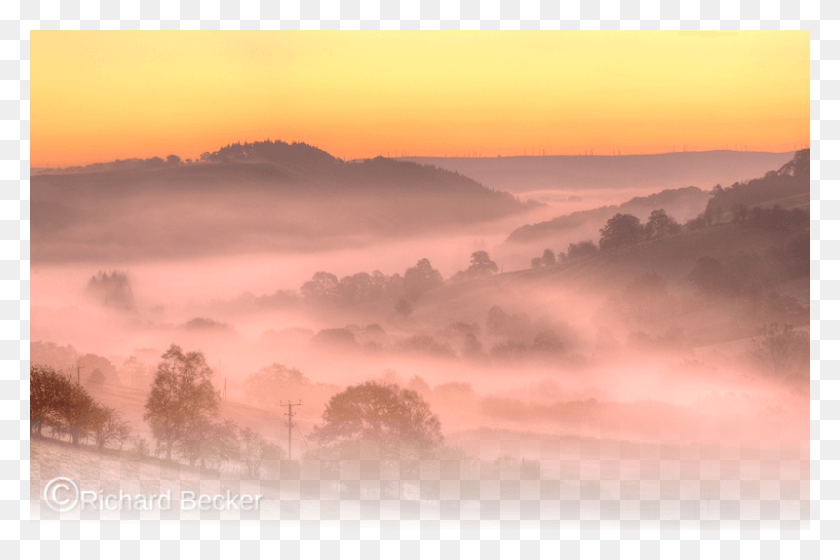 800x513 Ричард Беккер Хафрен Река Угасающий Туман, Природа, На Открытом Воздухе, Погода Png Скачать