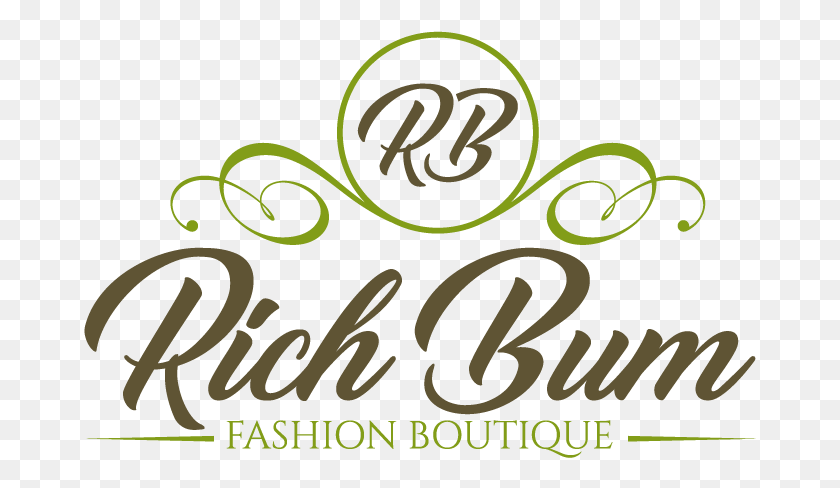 673x428 Richbum Fashion Boutique Graphic Design, Text, Alphabet, Calligraphy HD PNG Download