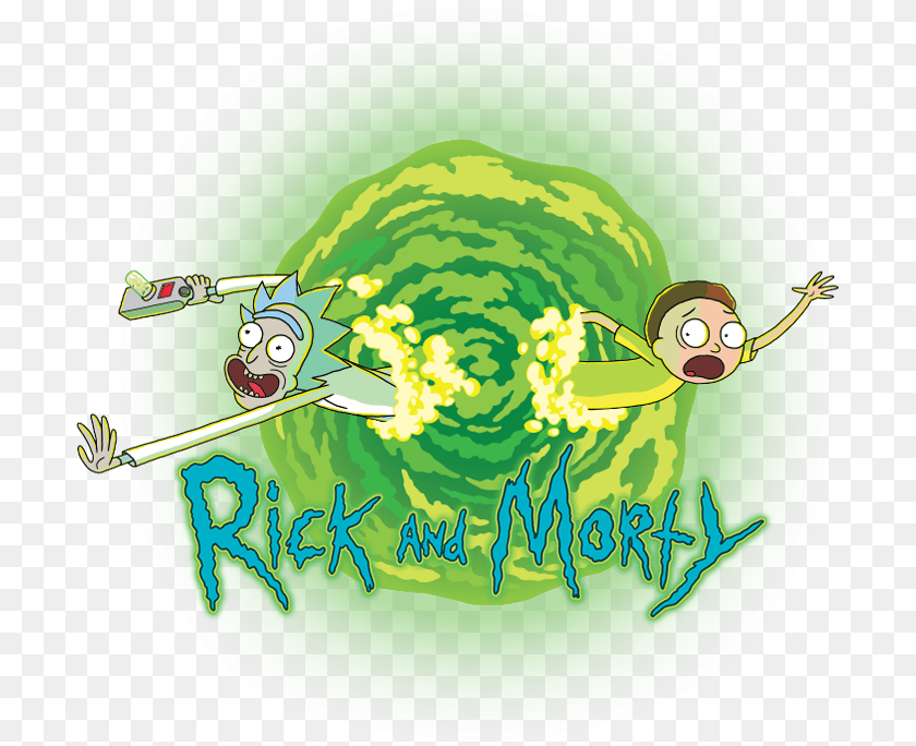 Rick And Morty, Green, Outdoors, Plate, Face Transparent PNG