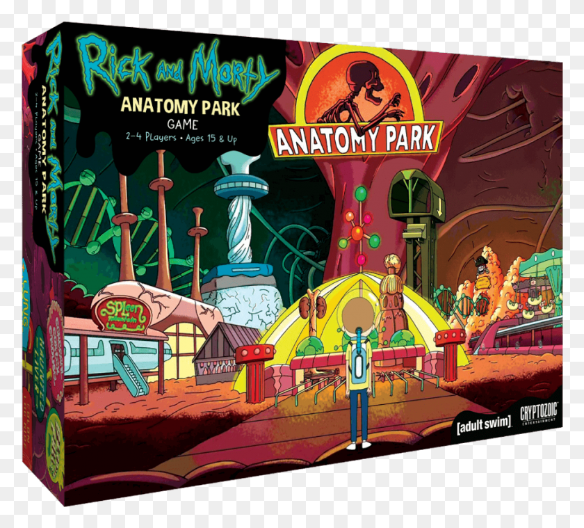 949x851 Rick And Morty Anatomy Park Board Game, Poster, Advertisement HD PNG Download