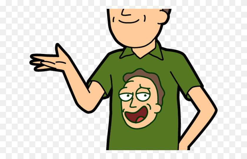 640x480 Rick And Morty Clipart Jerry Jerry Rick Amp Morty, Person, Face, Clothing HD PNG Download