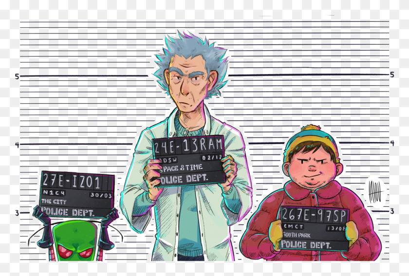 1160x755 Rick And Morty Crossoverrick And Mortyrik I Morti Rick And Morty X South Park, Person, Human, Helmet HD PNG Download