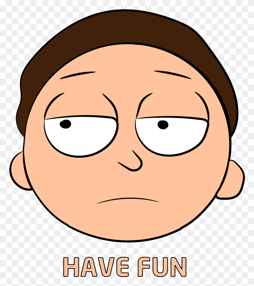 1389x1577 Rick And Morty Face, Clothing, Apparel, Snowman HD PNG Download