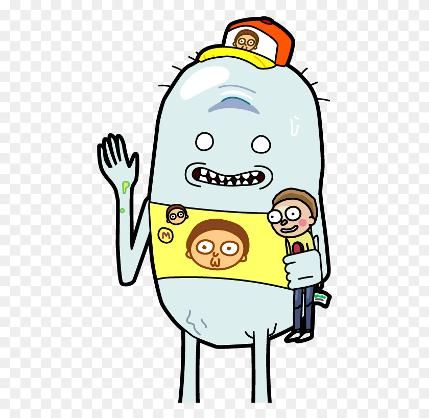 461x758 Rick And Morty Mr Jelly Bean, Cabeza, Alimentos, Dientes Hd Png