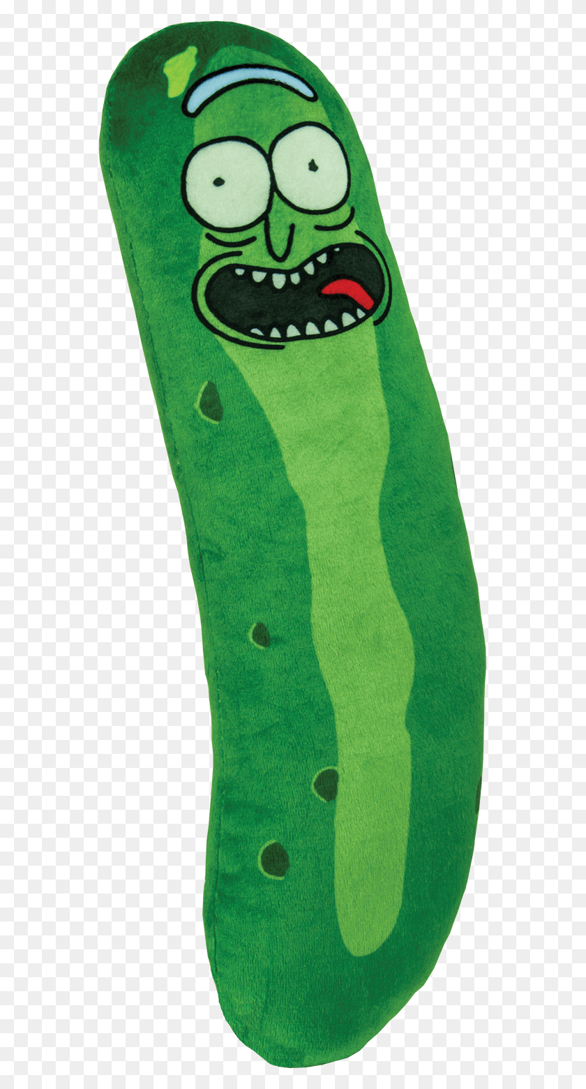 555x1500 Rick And Morty Pickle Rick Plush, Clothing, Apparel, Green HD PNG Download