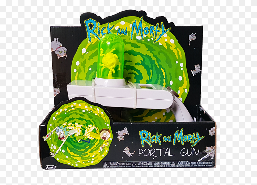 591x545 Rick And Morty Portal Gun Rick And Morty Funko, Advertisement, Poster, Flyer HD PNG Download