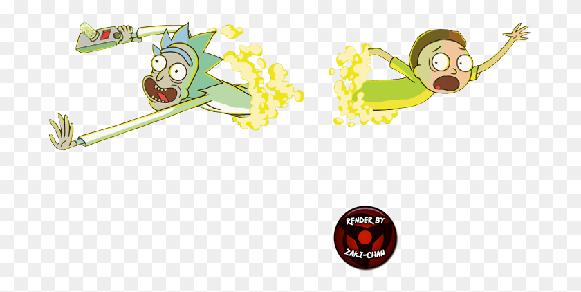 699x362 Rick And Morty Render, Graphics, Floral Design HD PNG Download