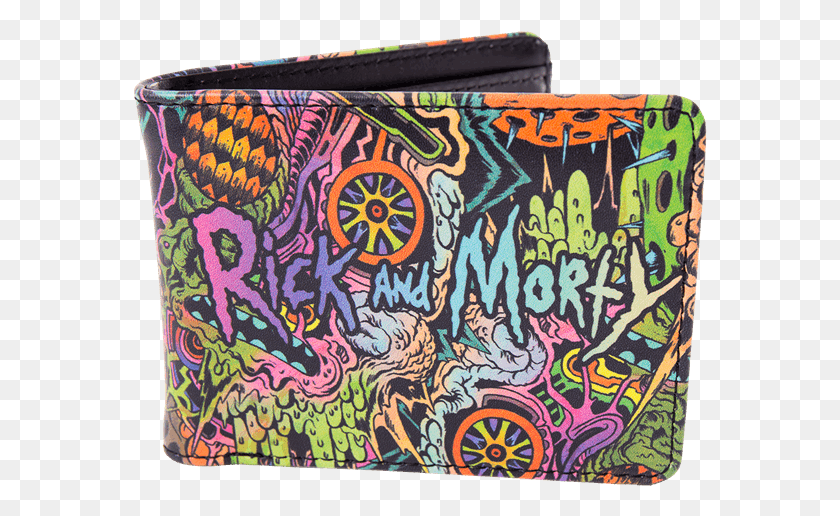 574x456 Rick And Morty Rick And Morty Wallet Zipper, Purse, Handbag, Bag HD PNG Download